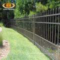 Garden decorative pressed spear top steel fence panel